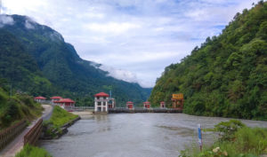 Hydroelectric Station on river